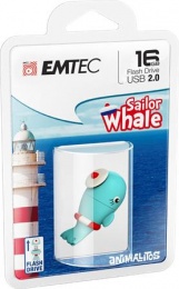 Pendrive, 16GB, USB 2.0, EMTEC "Whale"